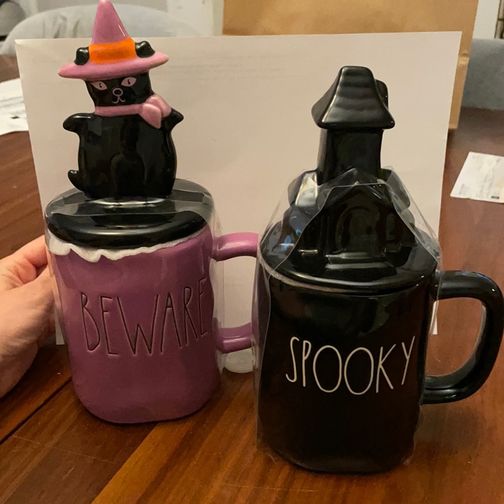 Rae Dunn Halloween mugs